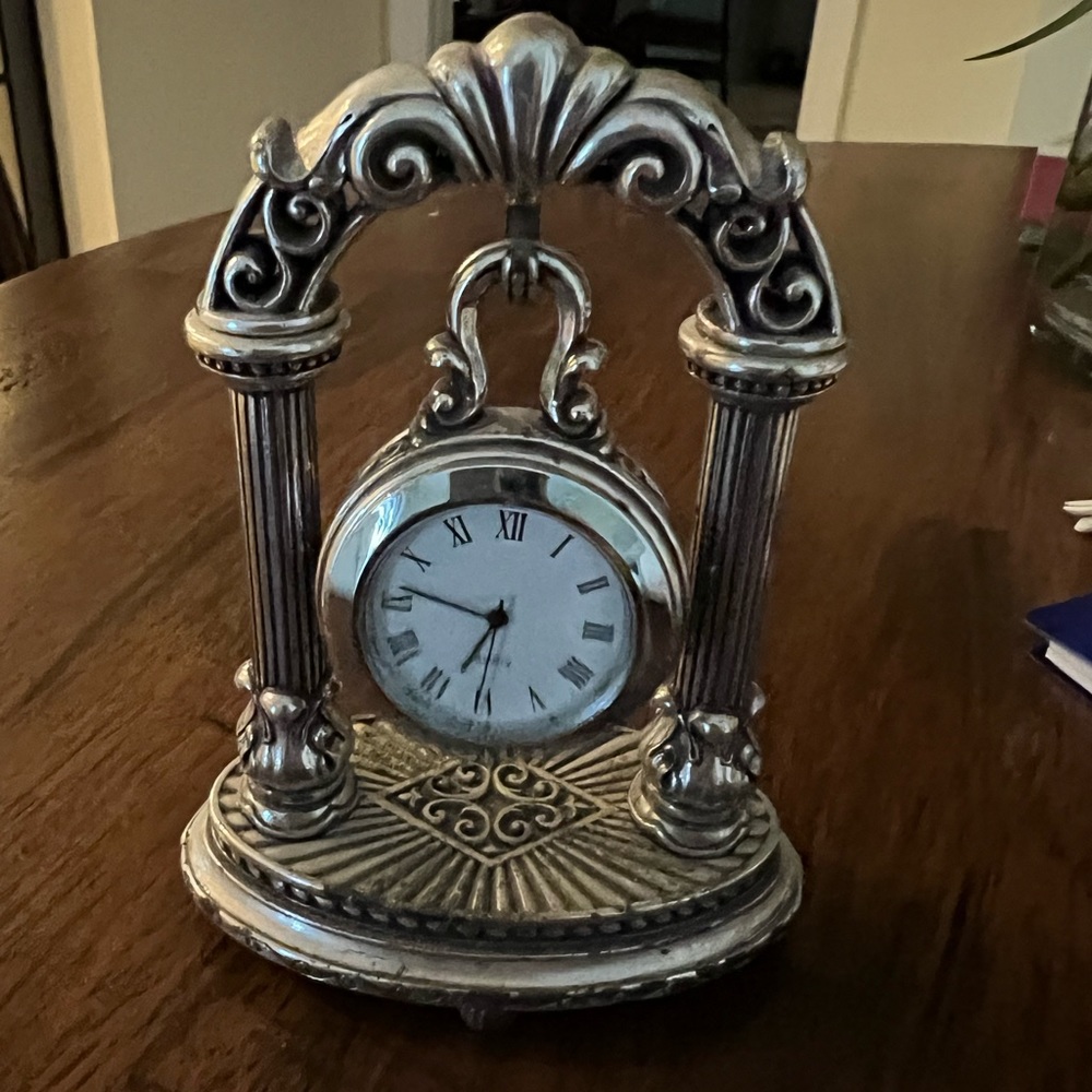 Silver Brighton Clock